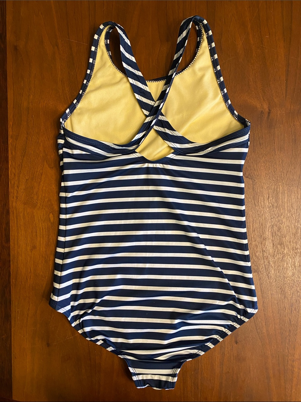 Lands End Striped One Piece Swimsuit - Picture 2 of 5